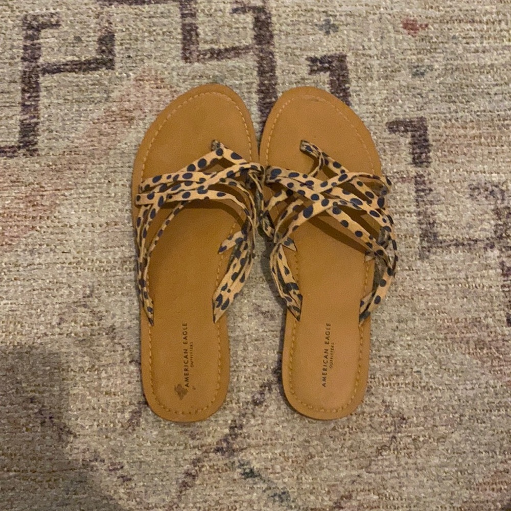 Cheetah print sandal